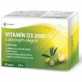 Vitam�n D3 2000 IU s olivov�m olejem cps.90