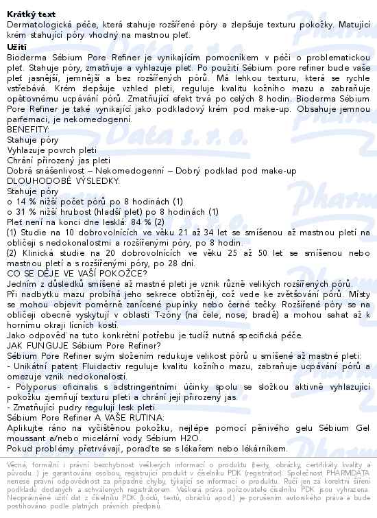 Bioderma Sébium Pore Refiner 30ml