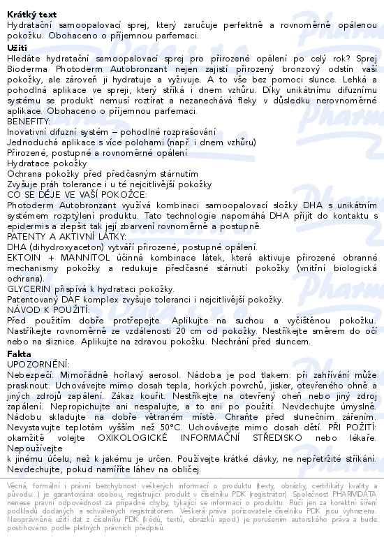 Bioderma Photoderm Autobronzant 150ml