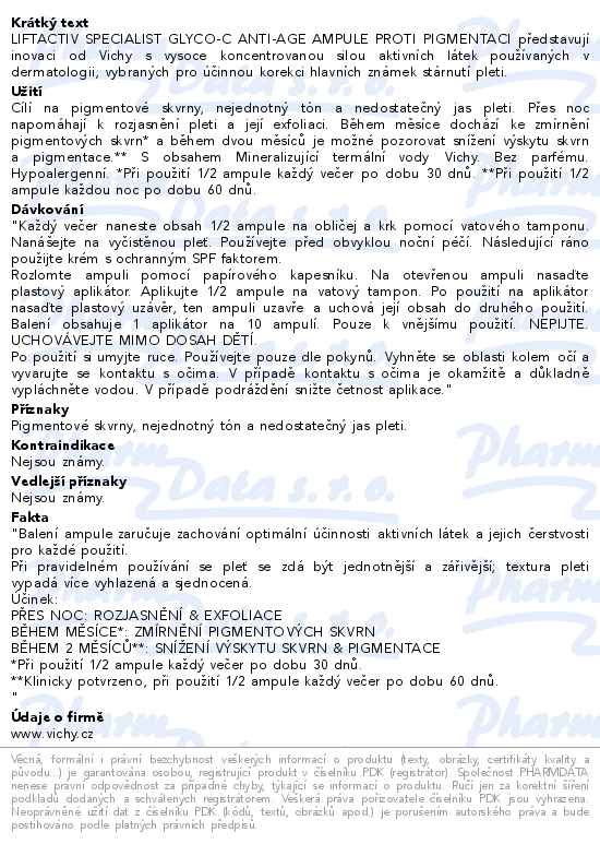 VICHY Liftactiv Specialist Glyco-C ampule 10x2ml