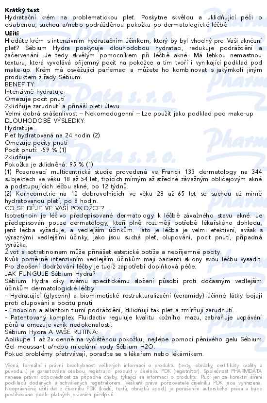 Bioderma Sébium Hydra 40ml