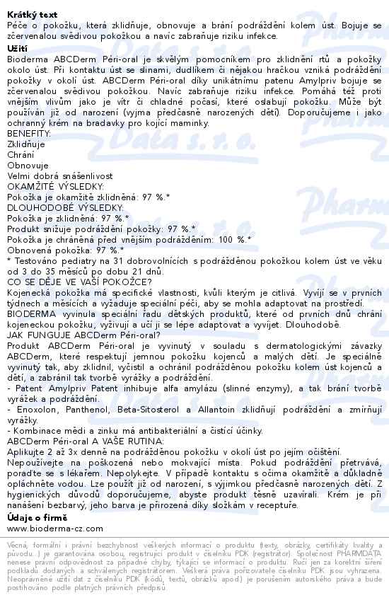 Bioderma ABCDerm Péri-oral 40ml