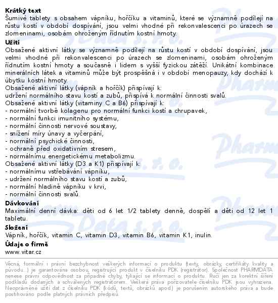 Revital Vápník+hořčík+vitaminy tbl.eff.20