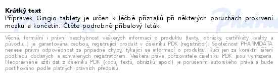 Gingio 40mg 90 potahovaných tablet