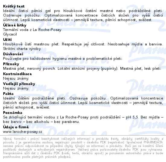 La Roche-Posay Effaclar Čisticí gel 200ml