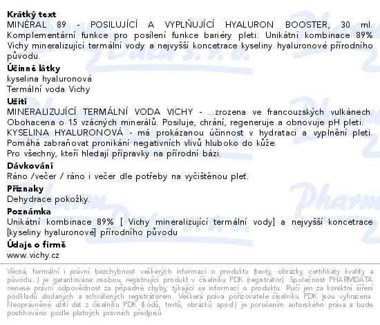 VICHY Minéral 89 Hyaluron Booster 30ml