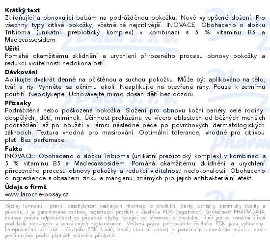 La Roche-Posay Cicaplast Balzám B5+ 100ml