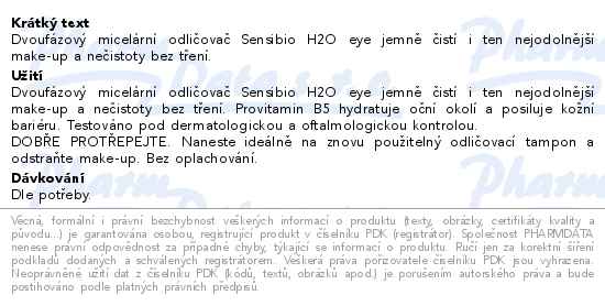 Bioderma Sensibio H2O Eye 125ml