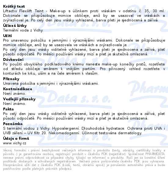 VICHY Liftactiv Flexilift Make-up č.35 30ml