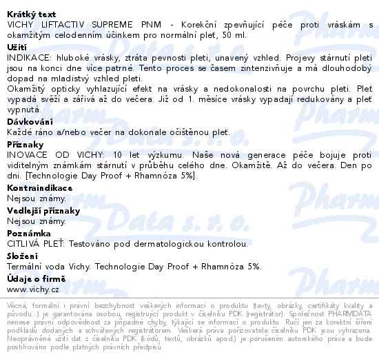 VICHY Liftactiv Supreme pro normální pleť 50ml