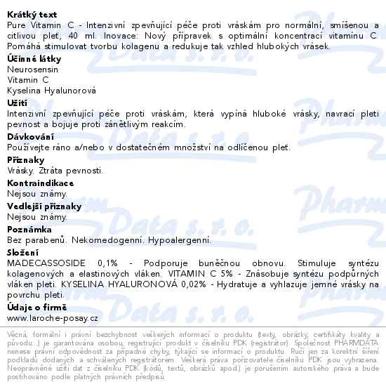 La Roche-Posay Pure Vitamin C normální pleť 40ml
