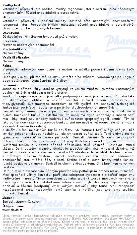 Alavis Sanicell 60 tablet