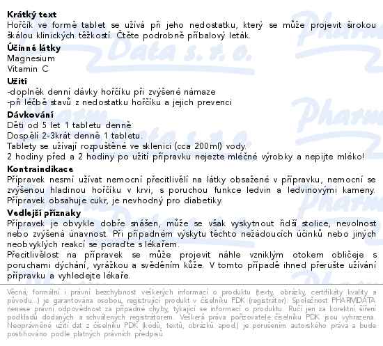 Magnesium 250mg Pharmavit 20 tablet