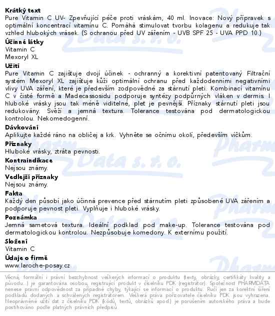 La Roche-Posay Pure Vitamin C s UV ochranou 40ml