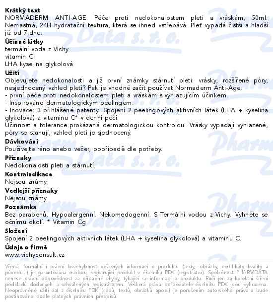 VICHY Normaderm Krém Anti-age 50ml