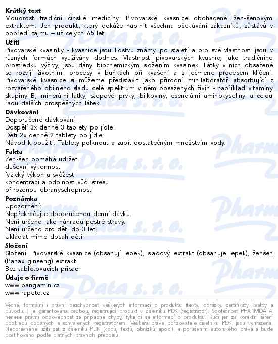 Pangamin Gnostin 200 tablet