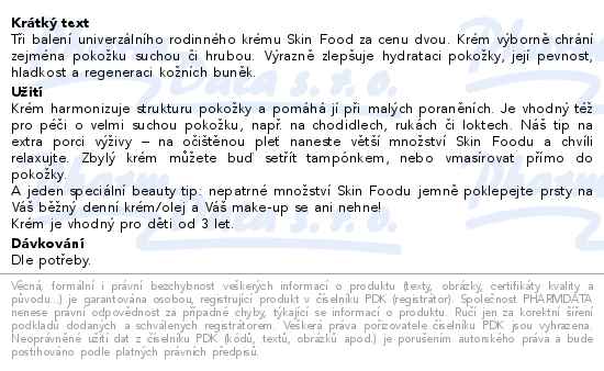 WELEDA Set Skin Food Multipack 2+1