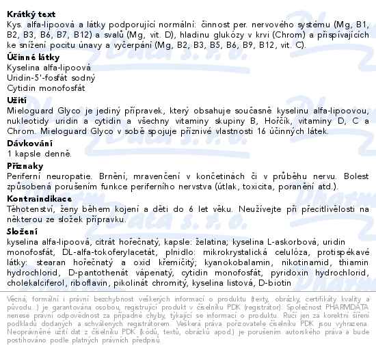 Mieloguard Glyco 30 kapslí