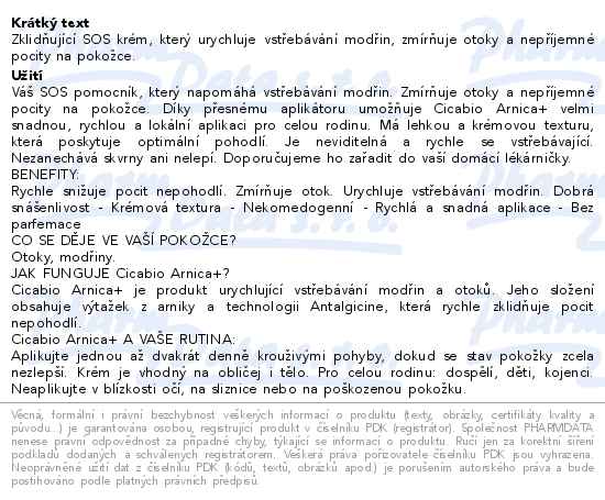 Bioderma Cicabio Arnica+ 40ml