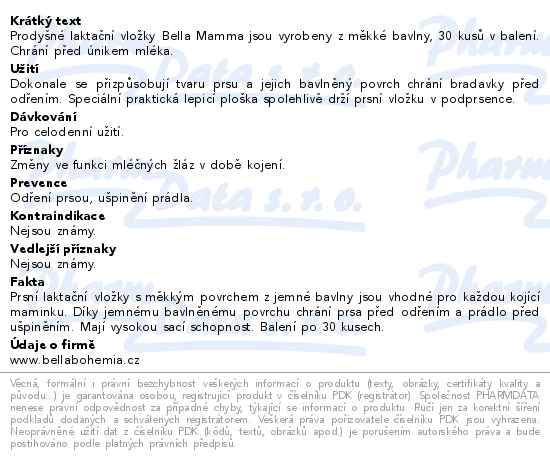 Bella Mamma prsní vložky 30ks