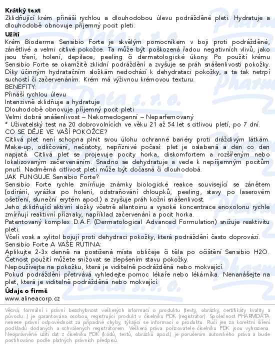 Bioderma Sensibio Forte 40ml