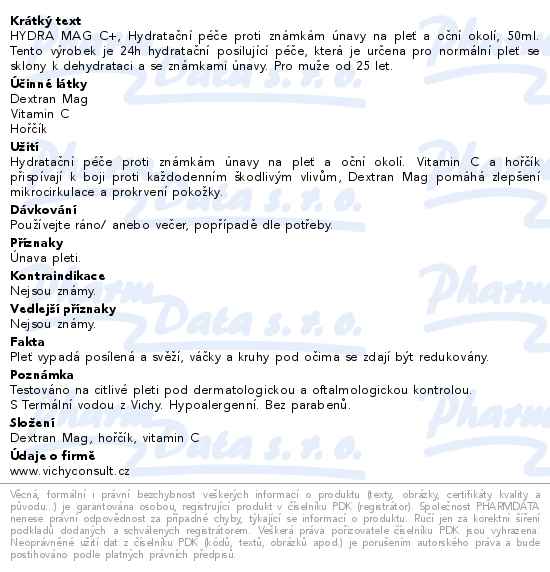 VICHY Homme Hydra Mag C+ 50ml