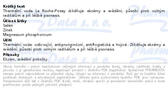 La Roche-Posay Termální voda 150ml