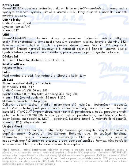 GamaNEURAX 30 tablet