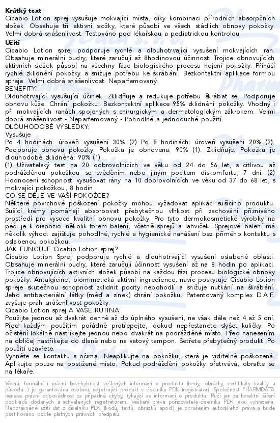 Bioderma Cicabio Lotion sprej 40ml