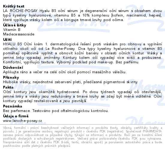 La Roche-Posay Hyalu B5 Oční sérum 15ml